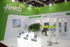 진코솔라, 280Wp 태양광 모듈 JKM280P 전시