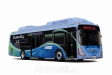 현대차, 국내 최초 CNG 하이브리드 버스 블루시티 국산화 개발