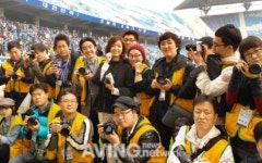삼성NX100, 한효주와 스포츠 사진기자 체험 이벤트 성황리에 종료