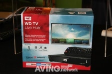 [CES2011] 웨스턴디지털, 인터넷과 네트워크 결합한 셋톱박스 WD TV 라이브 허브 전시
