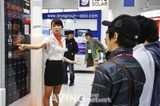 [그린에너지엑스포 현장] 한화솔라원, 단결정 태양광 모듈 SF 160Mono 선보여