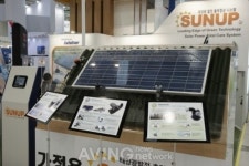 [국제그린에너지엑스포] 하이레벤, 태양광 출력 향상 시스템 SUNUP 전시