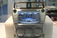 [2012 차이나소싱페어 현장] UP 일렉트로닉스, 매립형 순정 카오디오와 내비게이션 통합시스템 선보여