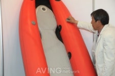 [대한민국 국제보트쇼 현장] 화인, 특수고무로 만든 보트 선보여