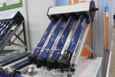 [신재생에너지대전 현장] 부광이엔지, U타입 이중진공관 설계된 태양광 집열기 선보여