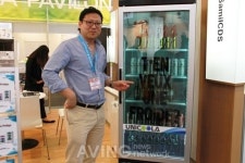 삼일씨디에스 | [IFA 2014] 삼일씨디에스, 광고판이 접목된 투명 LCD냉장고 'Trans Fridge Series'