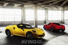 FCA 그룹, 2015 북미국제오토쇼서 알파 로메오 4C 스파이더 세계 최초 공개