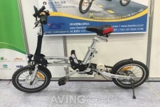 [국제그린에너지엑스포] 티앤에스모터스, 간편한 휴대용 접이식 전기자전거 선보여