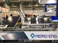 [SWEET 2019]  네모이엔지, 100kW 태양광 발전소에 최적화된 시스템으로 태양광 패널 하부에 설치가 가능하도록 설계한 올인원ESS 선보여