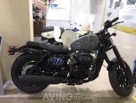 케이알모터스기린 | [ENVEX 2019 영상] 케이알모터스, 오는 10월 양산 예정인 국내 최초 Bobber 스타일의 이륜차 'GV300S' 선봬