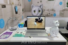 매크로액트, CES 2022서 AI 기반 자율 로봇 마이캣 전시... 스마트 홈 분야 혁신상 수상!