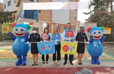 메르세데스-벤츠 사회공헌위원회, 獨 본사 임원과 함께 어린이 교통안전 캠페인 실시