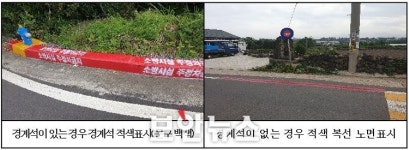 제주시, 소방시설 주변 주·정차 금지 적색노면표시 추진