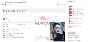 최신 영화 ‘결백’ 토렌트로 다운 받으려다... 백도어 악성코드 감염된다