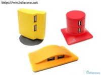 USB 허브도 디자인으로 말한다, 강원전자 포데라 USB 허브