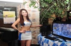 갤럭시코리아, 미녀 삼총사PC 오프라인 전시회 열어