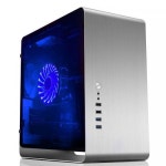 알루미늄 PC 케이스,브라보텍 UMX3 실버 강화유리