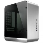 미니 알루미늄 PC케이스, 브라보텍 UMX1 PLUS SILVER 강화유리