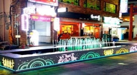 경주시, 봉황로 문화의 거리 야간 조명.. 새단장