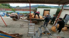 함평군 다문화가족지원센터, ‘사랑의 집수리 봉사활동’ 펼쳐