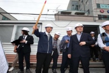 허인환 동구청장, 복합문화체육센터 건립공사 건설 현장 방문