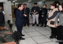 [포토] 김석준 부산교육감 23일 해운대교육지원청 기관 방문
