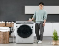 삼성전자, 사이즈는 그대로 24kg 용량 세탁기 ‘그랑데AI’ 출시