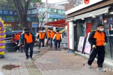 인천 동구, 송림의용소방대 코로나19 방역활동 전개