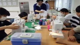 목포인성학교 장애학생, 마스크 제작 전남교육청에 기부