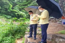 창녕군, 안태명 부군수 계곡 물놀이 안전 점검에 나서