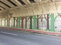 진주정촌산단 내 생태교량, 화사한 벽화옷으로 단장