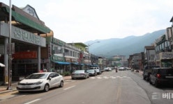산청군 읍소재지 전선 지중화사업 완료