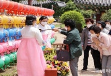 [포토] 강진 백련사, 불기 2565년 부처님 오신 날 법요식