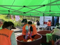 함평군 엄다면, 취약계층 세탁봉사활동 ‘구슬땀’
