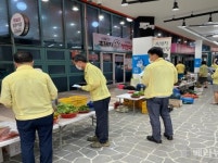 진안군, 진안고원시장 내 상가 대상으로 코로나19 방역 점검