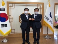 전춘성 진안군수, 전해철 행안부 장관 만나 특별교부세 지원 건의