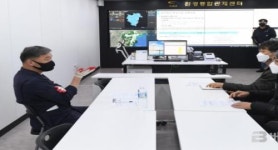오규석 기장군수, 정관읍 환경통합관제센터 방문