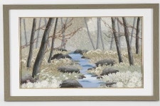 은쑥으로 표현한 겨울 풍경…한국압화박물관, 12월의 작품 소개