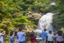 [포토]구례군 산동면 수락폭포의 시원한 물줄기