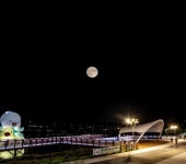 시흥시 은계호수공원, 해로 토로 위에 ‘슈퍼문’ 눈길