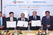 CJ대한통운,  ‘타타모터스’와 물류 파트너십 MOU 체결