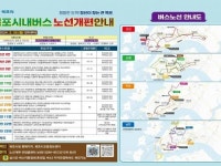 목포시, 26일부터 시내버스 개편 노선 시행
