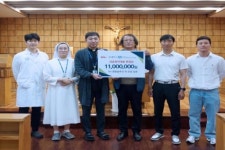 가톨릭대학교 부천성모병원, (주)캠핑솔루션 후원금 전달식 개최