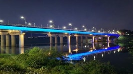 대구 달성군 세천교, 야간경관 명소로 재탄생