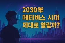 제대로 된 메타버스 세상, 2030년 경에 활짝 열릴까?