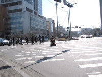장애인 - 서울성모병원 앞 신호등 안전보행 위협