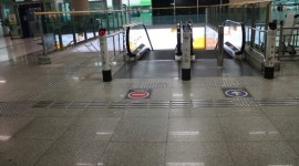 김포공항 국내선 청사1층 장애인 안전 ‘위협’