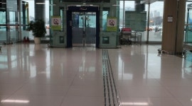 김포공항 국내선 청사1층 장애인 안전 ‘위협’