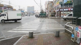 광주송정역 앞 볼라드 시각장애인 안전 ‘위협’