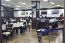 안산시청 구내식당 휠체어 사용 장애인 좌석 마련